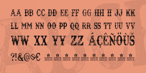 Texas Tango Extra Roth Personal Font