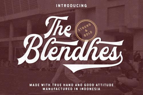 The Blendhes Script Font