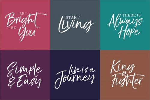 The Braggest Script Font
