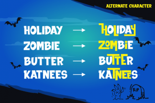 The Creepy Hunter Display Font