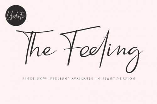The Feeling Handwritten Font