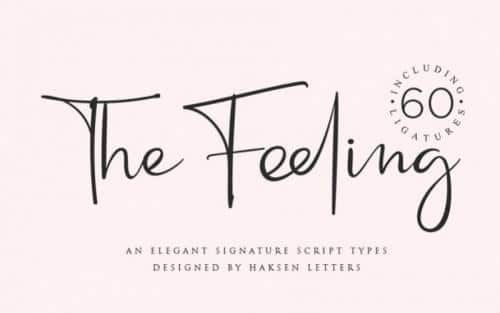 The Feeling Handwritten Font