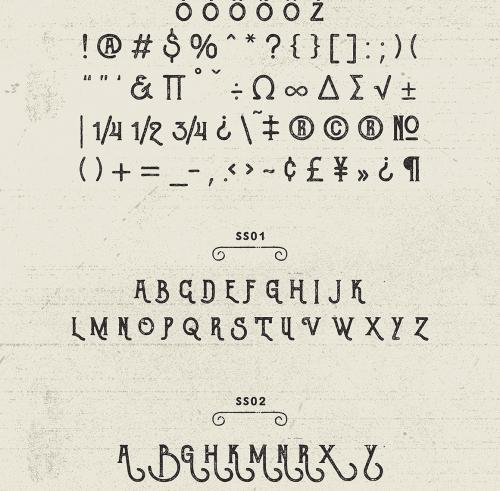 The Goldsmith Vintage Font