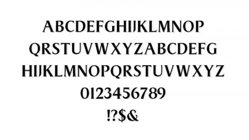 The Greatest Showman Font