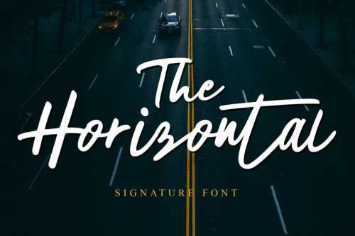 The Horizontal Font