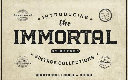 The Immortal Vintage Fonts