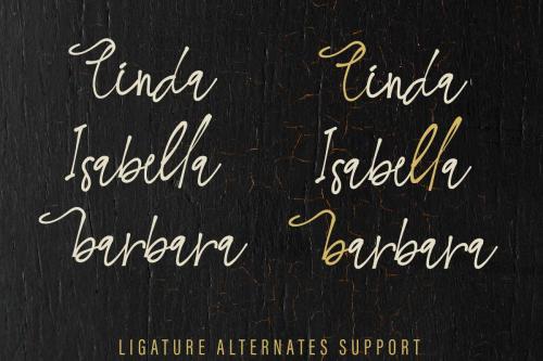 The Moyanka Script Font