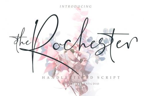 The Rochester Signature Font