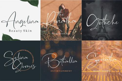 The Rochester Signature Font