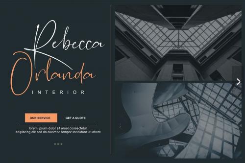 The Rochester Signature Font