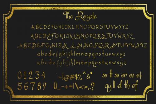 The Royale Script Font