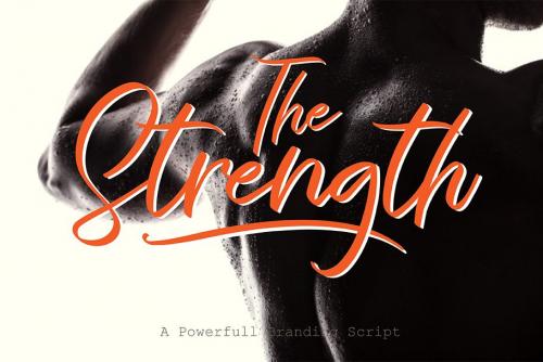 The Strength Handwritten Font