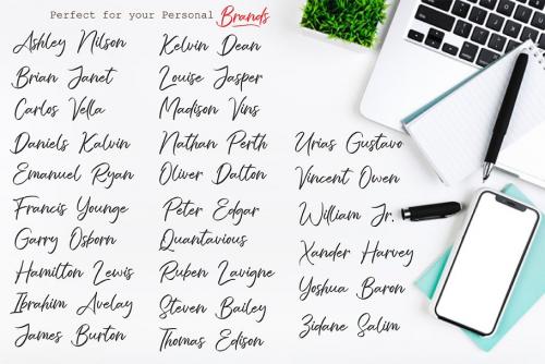 The Strength Handwritten Font