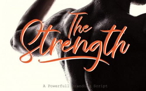 The Strength Handwritten Font