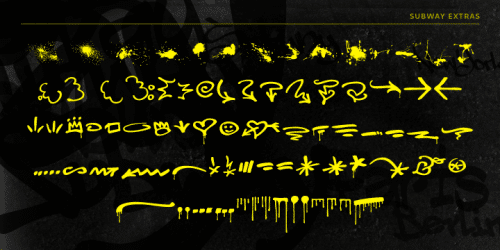 The Subway Types Font Family