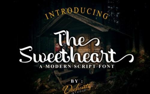 The Sweetheart Script Font