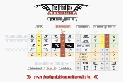 The Tribal Box Font