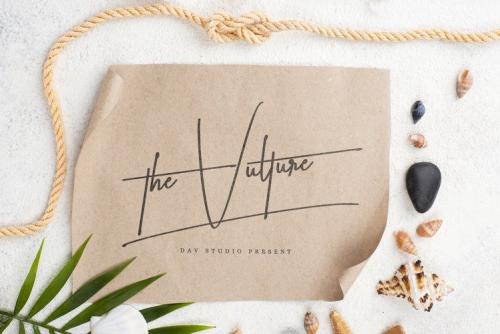 The Vulture Script Font