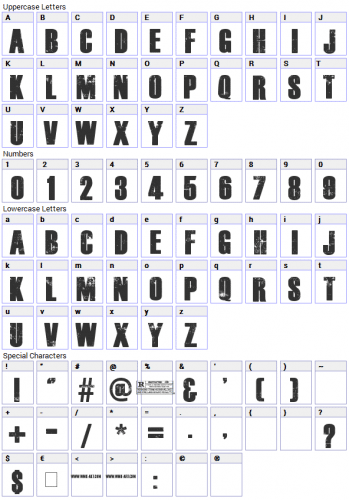 The Walking Dead Font