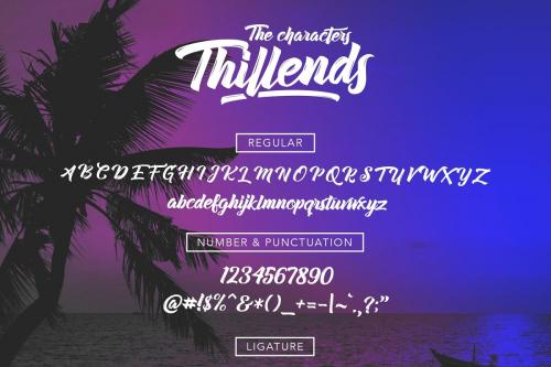 Thillends Script Font