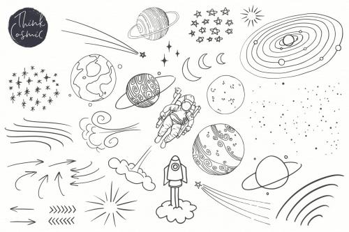 Think Cosmic Handwritten Font