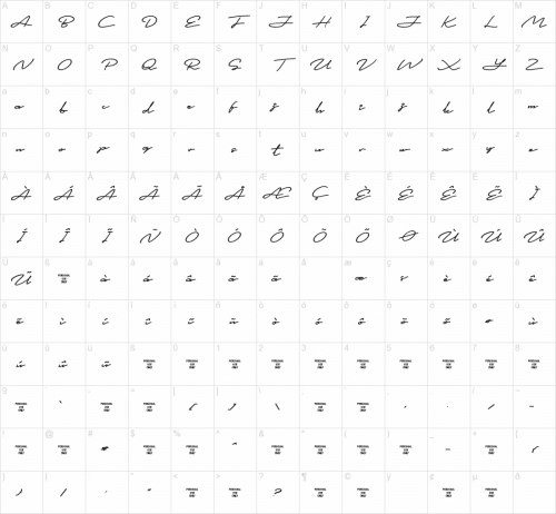 This is Signature Font