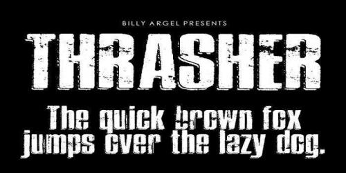 Thrasher Font