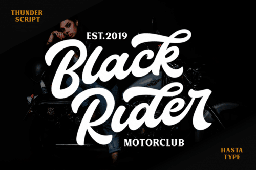 Thunder Bold Script Font