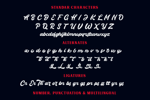 Thunder Bold Script Font