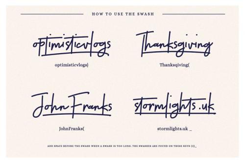 Thunderlightning Handwritten Font