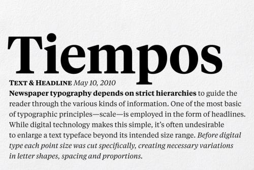 Tiempos Font