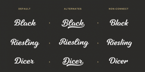 Tilda Script Font