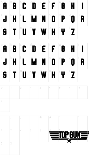 Top Gun Font