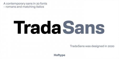 TradaSans Sans Serif Font