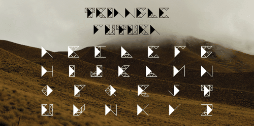 Triangle Futura Typeface