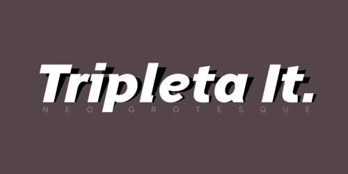 Tripleta Grotesk Font