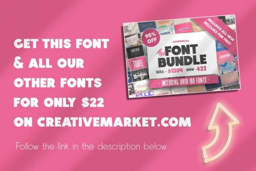 Trouble Sans Serif Font