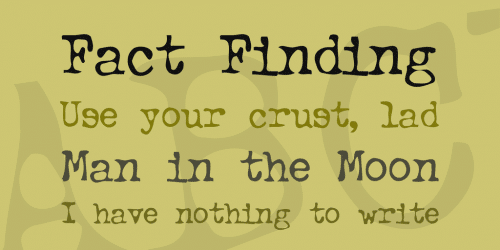 Type Writter Font