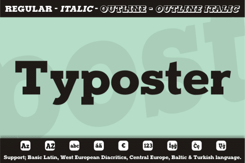 Typoster Font