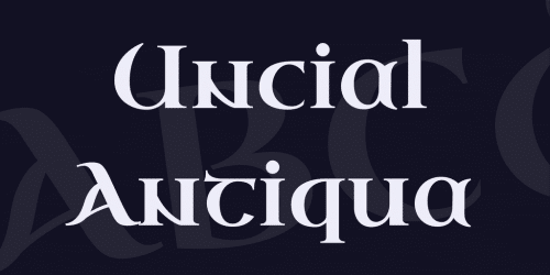 Uncial Antiqua Font