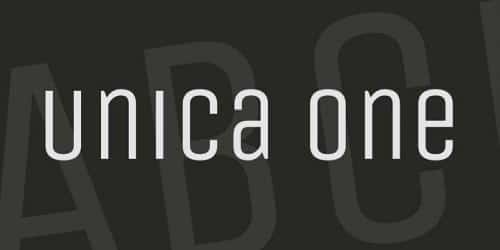 Unica One Font