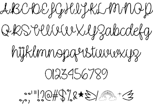 Unicorn Sparkles Font