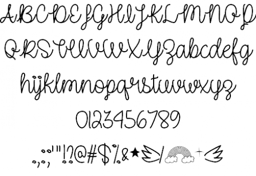 Unicorn Sparkles Font