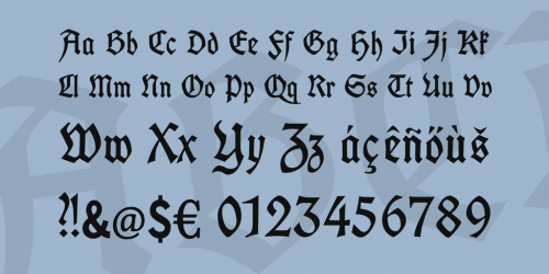 Unifrakturcook Font
