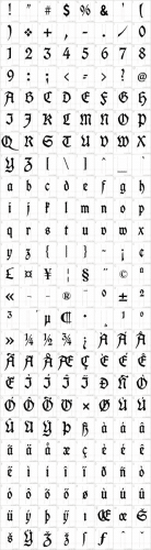 Unifrakturcook Font