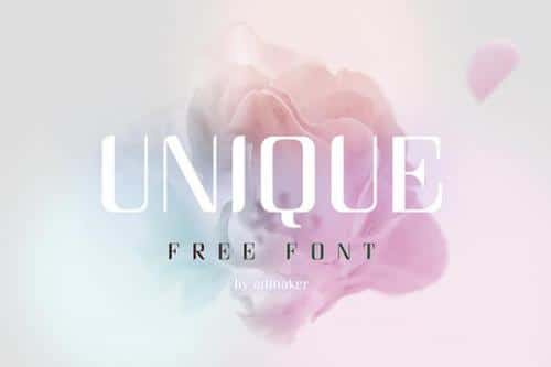 Unique Font