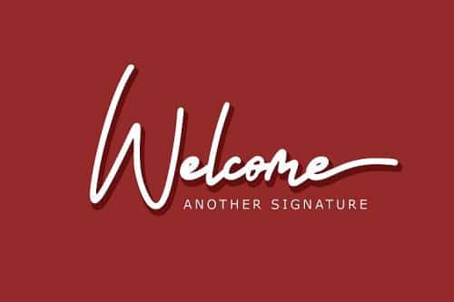 Untitled Artwork Signature Font
