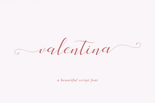 Valentina Beautiful Script Font