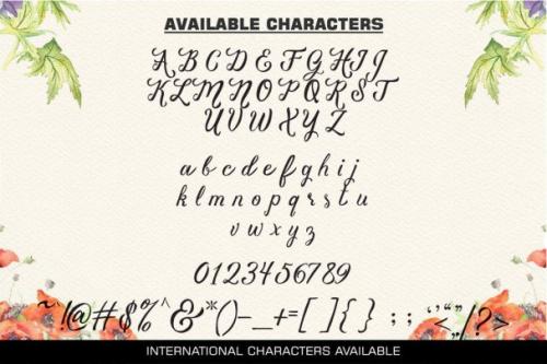 Vanessa Handscript Font