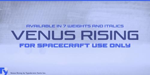 Venus Rising Font Family